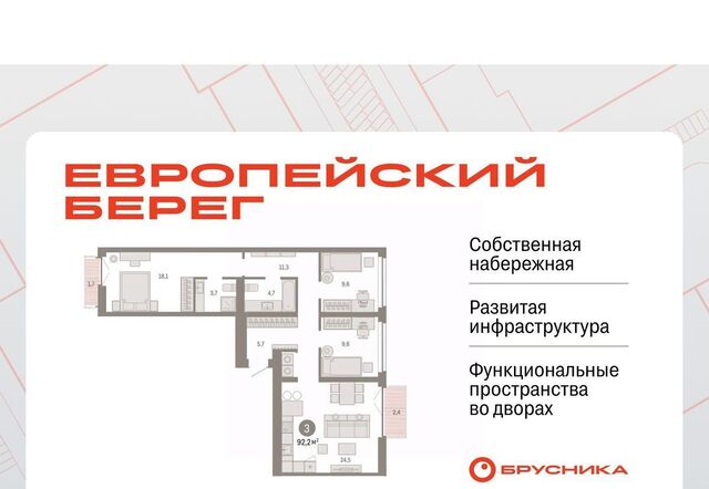 р-н Октябрьский Европейский Берег мкр фото