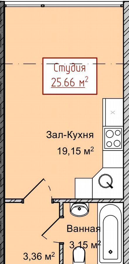 квартира г Избербаш ул Им Р.Зорге 44 фото 2
