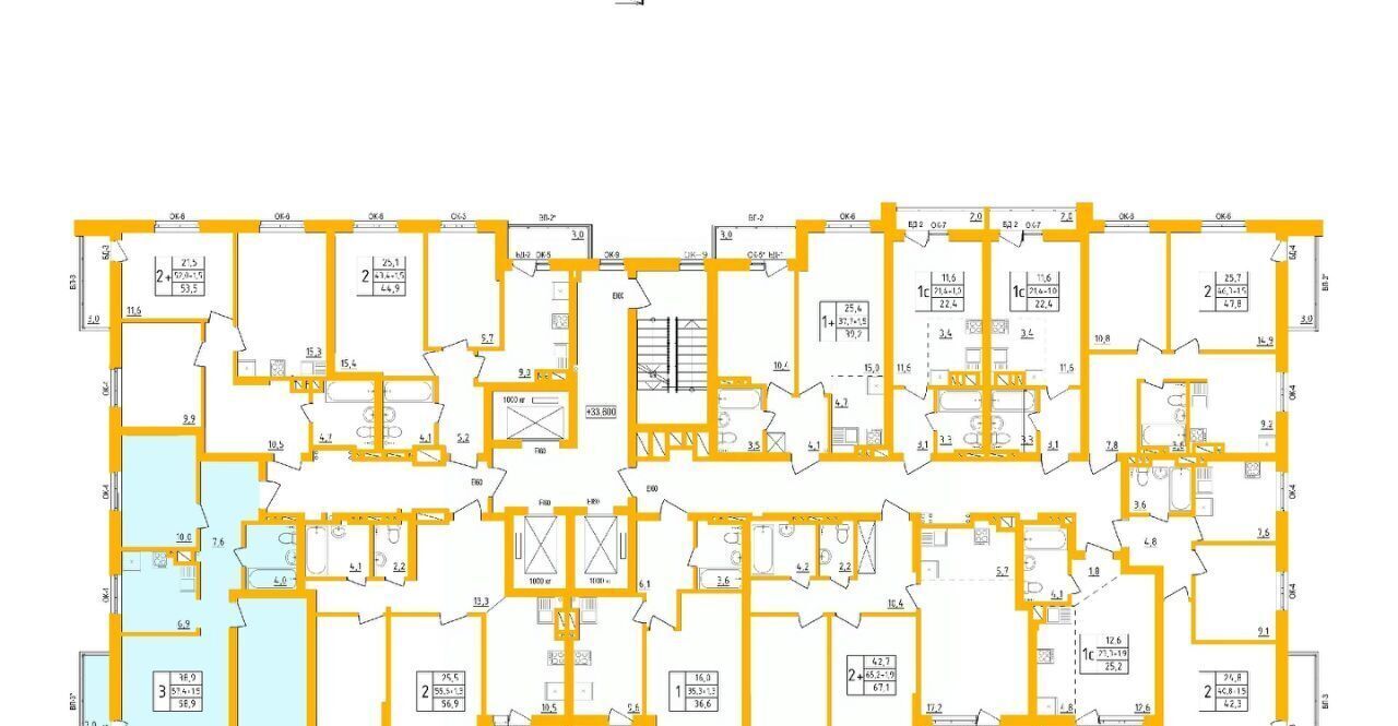 квартира г Уфа р-н Калининский ул им. Фронтовых бригад 15/2 фото 2