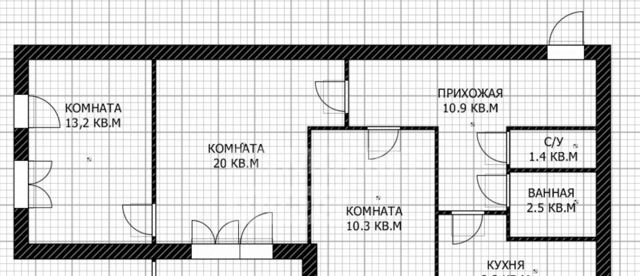 квартира р-н Саракташский п Саракташ ул Пушкина 134а фото 2