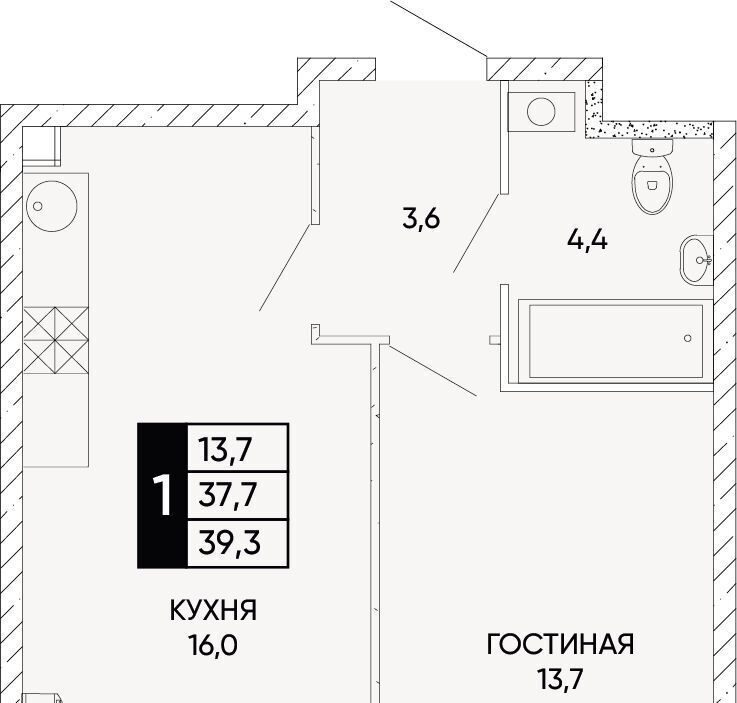 квартира г Ростов-на-Дону р-н Кировский ЖК Левобережье фото 1