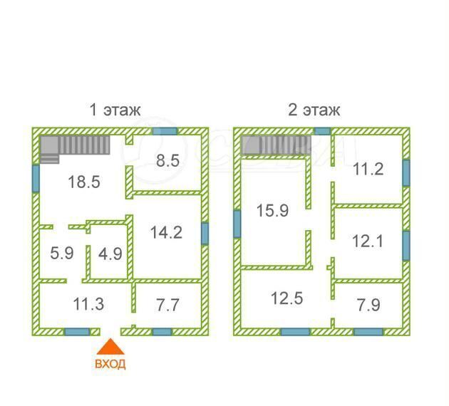 дом г Тюмень р-н Центральный снт Малинка ул Земляничная фото 2