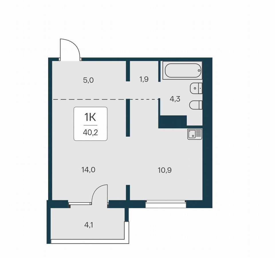 квартира г Новосибирск р-н Калининский ул Игарская 3 секц. 3. 2 фото 1