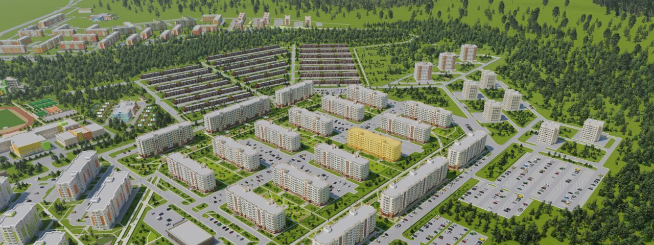 квартира г Кемерово р-н Рудничный Лесная Поляна б-р Солнечный 24к/4 жилрайон фото 4
