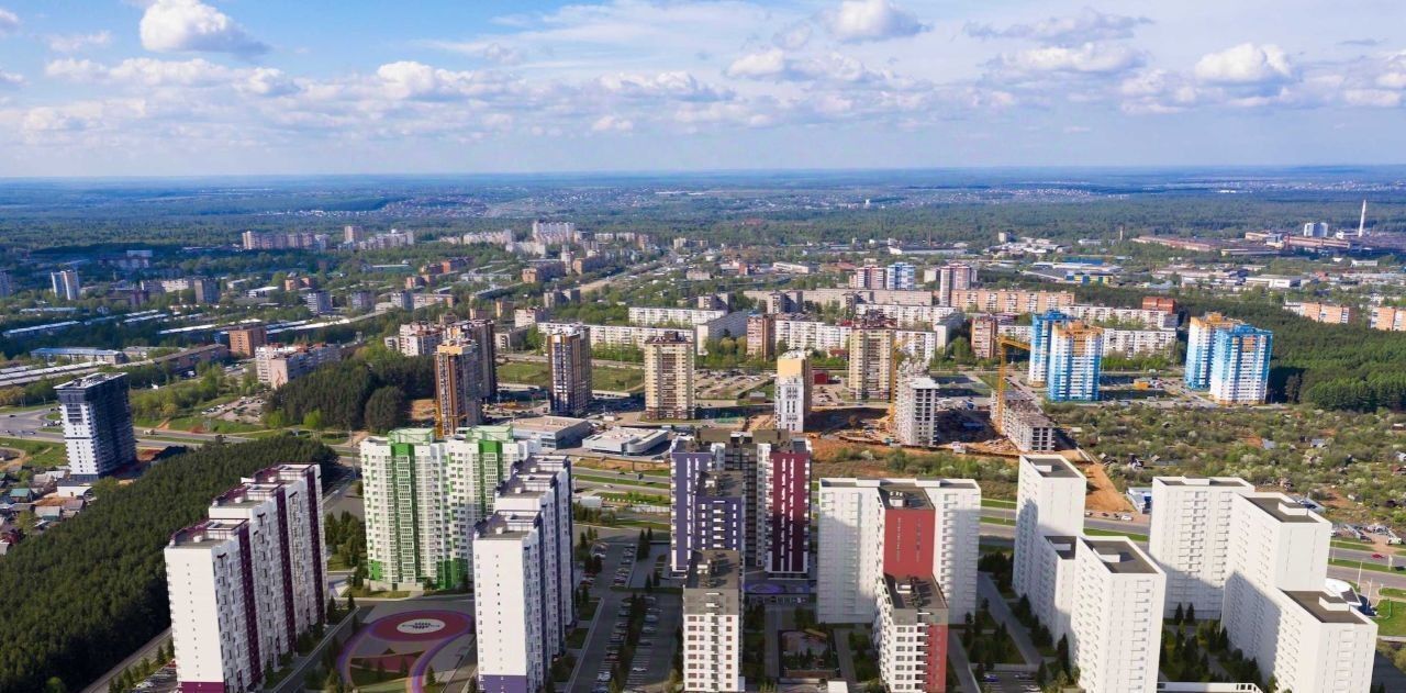 квартира г Ижевск р-н Индустриальный Культбаза ЖК «Ежевика» 10 жилрайон, 8-й мкр фото 4
