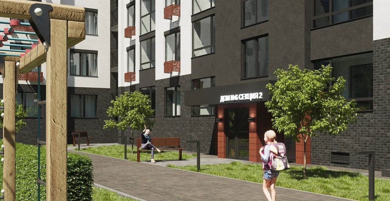 квартира г Калининград р-н Московский ул Поленова 7 ЖК «Этюд» фото 3