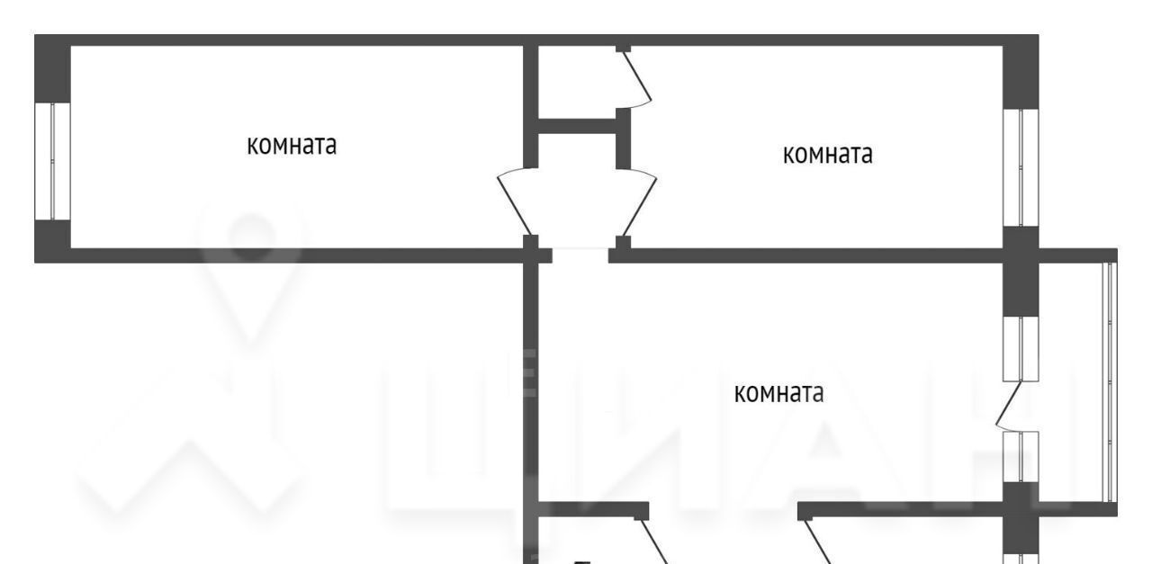 квартира г Старый Оскол Интернациональный микрорайон 38 фото 2
