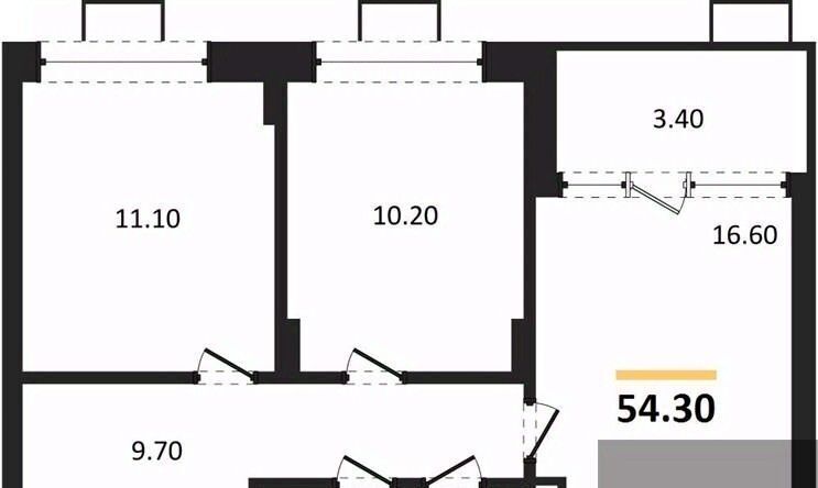 квартира г Воронеж р-н Железнодорожный ул Остужева 52/5 фото 1
