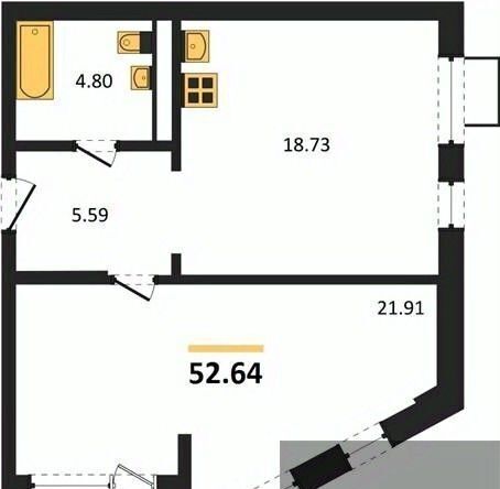 квартира г Воронеж р-н Железнодорожный наб Чуева 7 фото 1