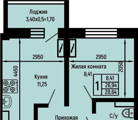 квартира с Небуг ЖК «Botanica Hills» фото