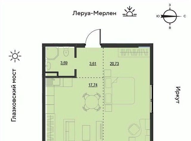 р-н Свердловский ул Набережная Иркута 23 Затон кв-л фото