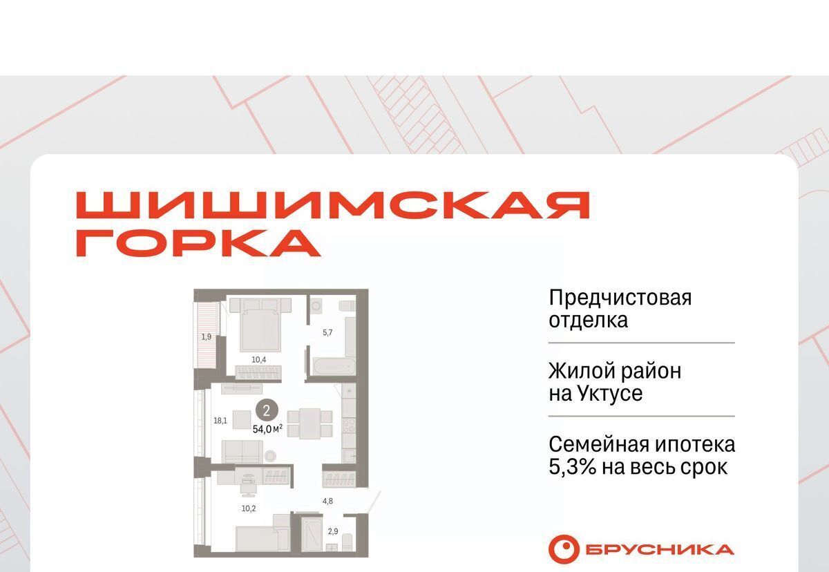 квартира г Екатеринбург Ботаническая ул. Гастелло, 19А фото 1