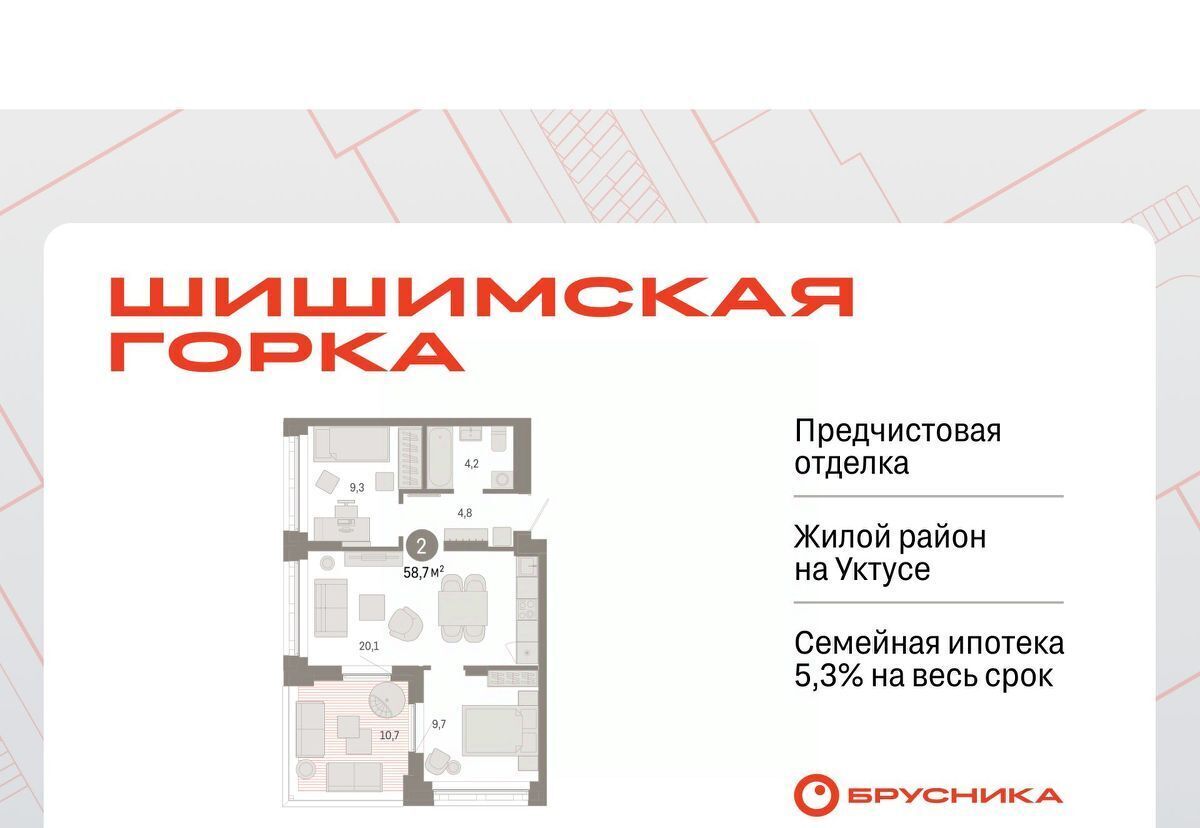 квартира г Екатеринбург Ботаническая ул. Гастелло, 19А фото 1