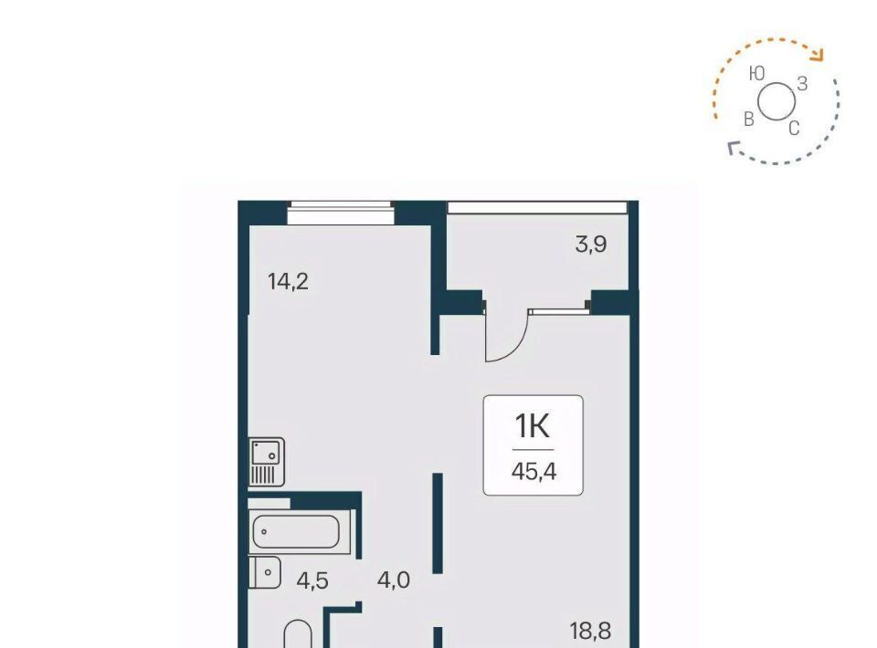 квартира г Новосибирск Заельцовская ул Игарская 8 фото 1
