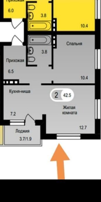 квартира г Красноярск ул Апрельская 5к фото 3