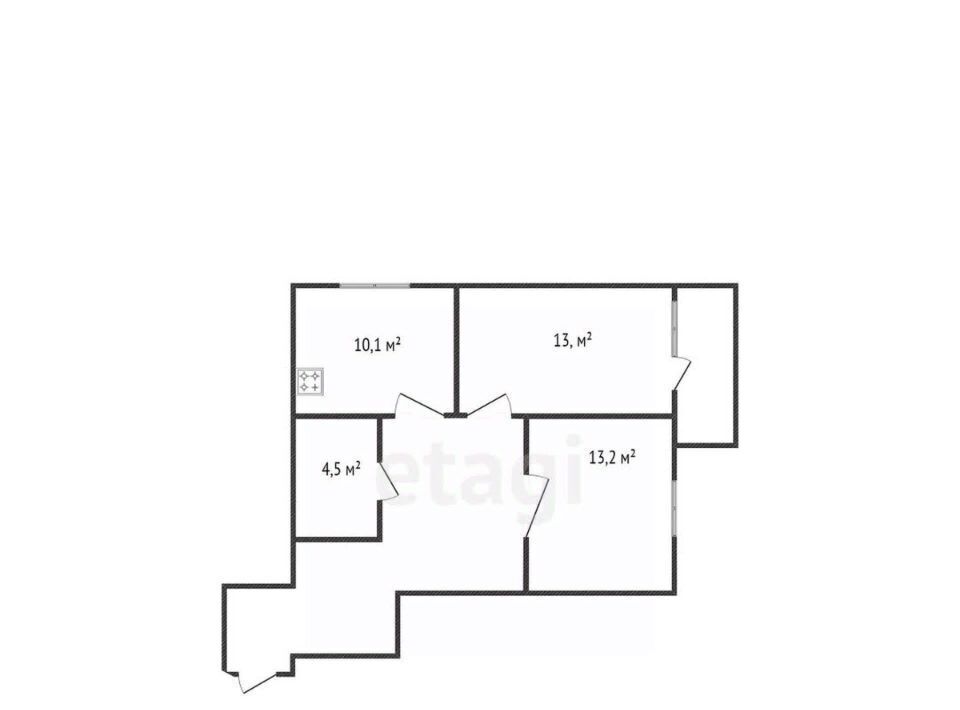 квартира г Краснодар р-н Центральный ул Садовая 161/2к 1 фото 2