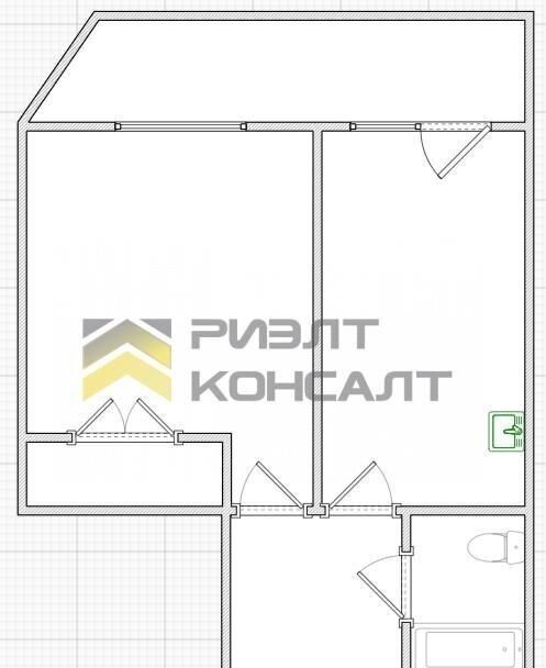 квартира г Омск р-н Ленинский ул 1-я Ленинградская 25 мкр-н Московка фото 19