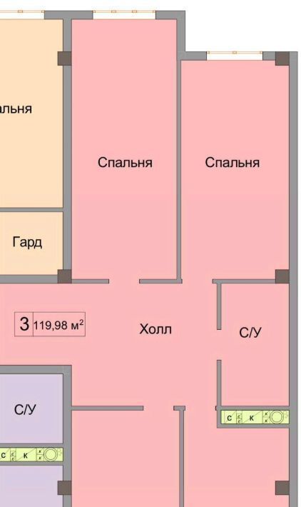 квартира г Нальчик ул. Героя России Т. М. Тамазова, 5 фото 2