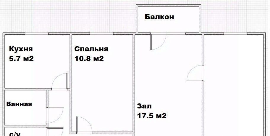 квартира г Томск р-н Октябрьский Спичфабрика ул Репина 15/1 фото 2