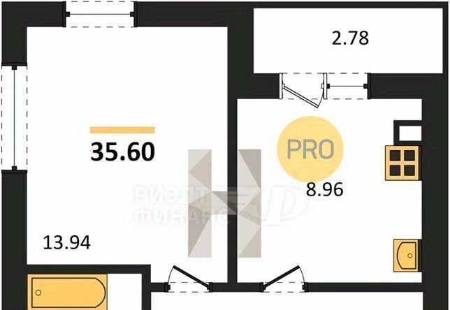 квартира г Калининград р-н Московский ул Крейсерская 13к/1 фото 1