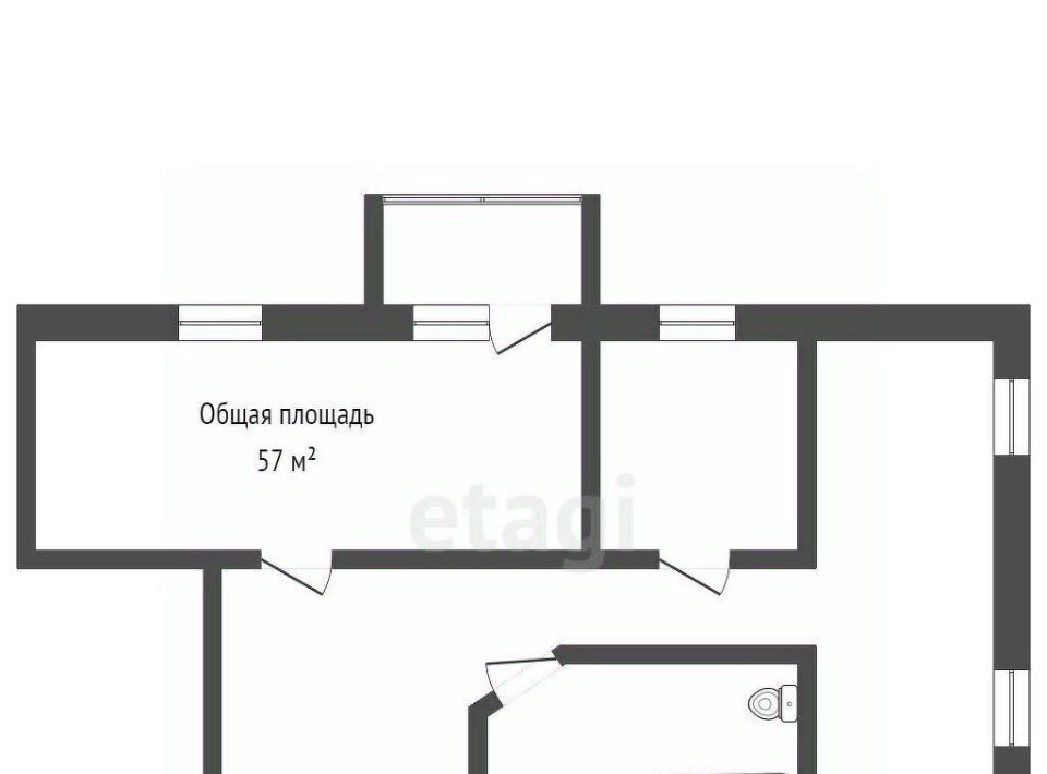 квартира г Юрга ул Комсомольская 13 фото 2