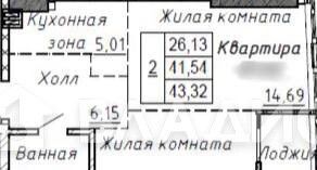 квартира г Ростов-на-Дону р-н Ленинский ул Береговая 6 фото 6