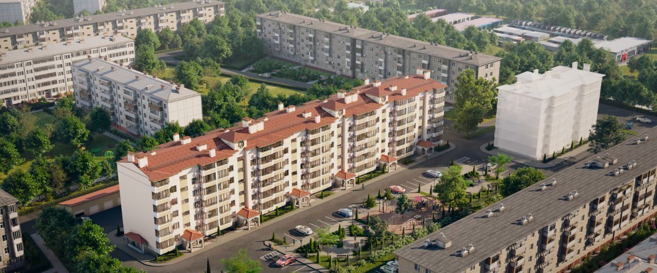 квартира г Феодосия пер Индустриальный 4 ЖК «Уютный» фото 1