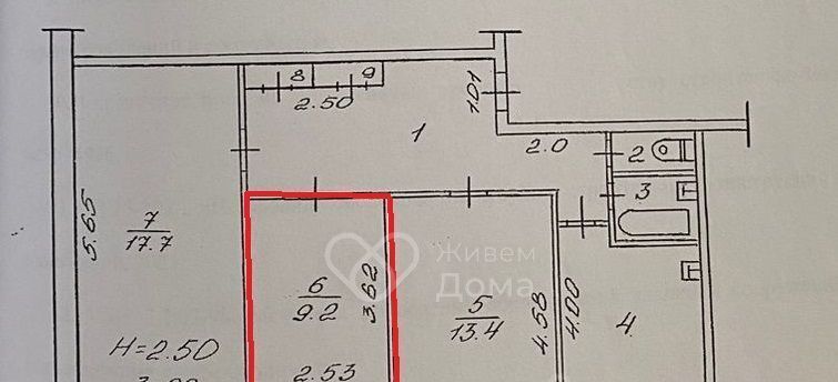 квартира г Волгоград р-н Дзержинский мкр Жилгородок ул им. Савкина 10 фото 2