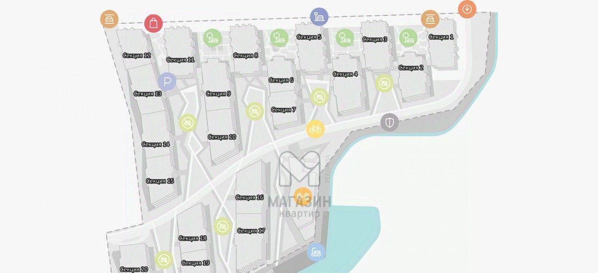 квартира г Санкт-Петербург п Стрельна ш Красносельское 22 ЖК «VEREN VILLAGE стрельна» метро Ленинский Проспект фото 5