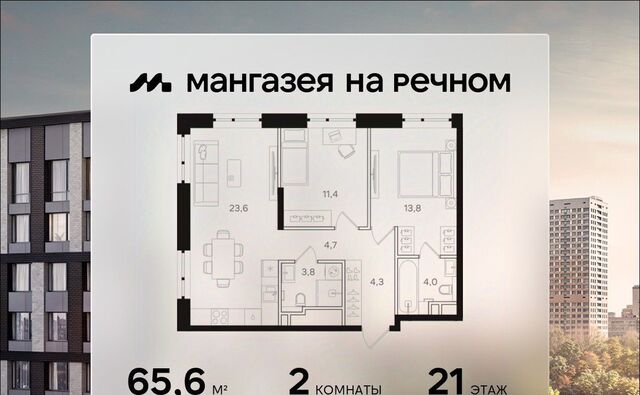метро Речной вокзал ЖК «Мангазея на Речном» Левобережный район; муниципальный округ Левобережный фото