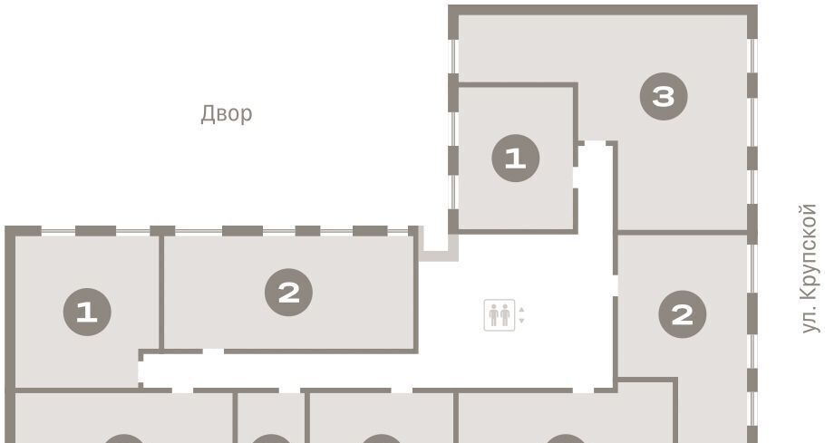 квартира г Омск р-н Кировский Кварталы Драверта Кировский АО фото 2