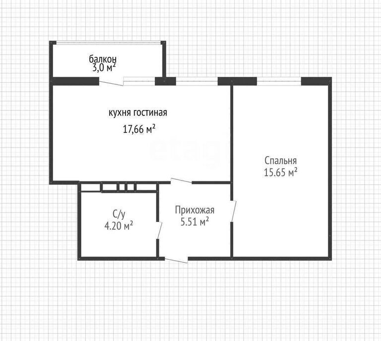 квартира г Краснодар р-н Прикубанский ул Конгрессная 19/1к 1 ЖК «NEO-квартал «Красная площадь»» фото 1