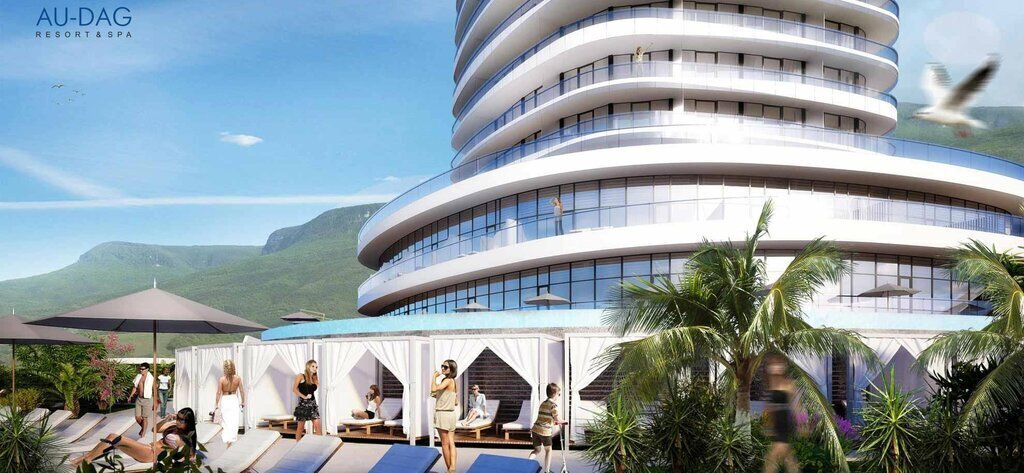 квартира г Алушта пгт Партенит ул Васильченко 6в резиденция «Аю-Даг Resort&Spa» фото 3