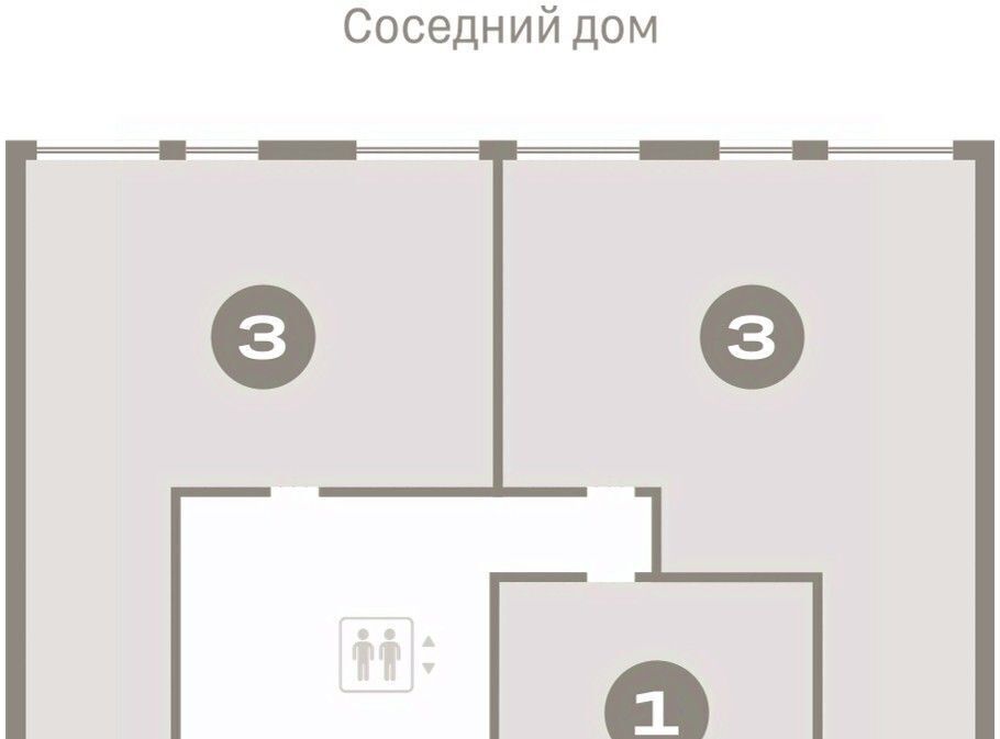 квартира г Сургут ЖК «Нефть» 1-й, 1-й мкр фото 2
