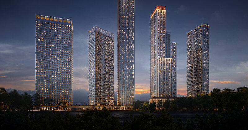 квартира г Москва метро Беговая ЖК AMBER CITY жилой комплекс Амбер Сити фото 8