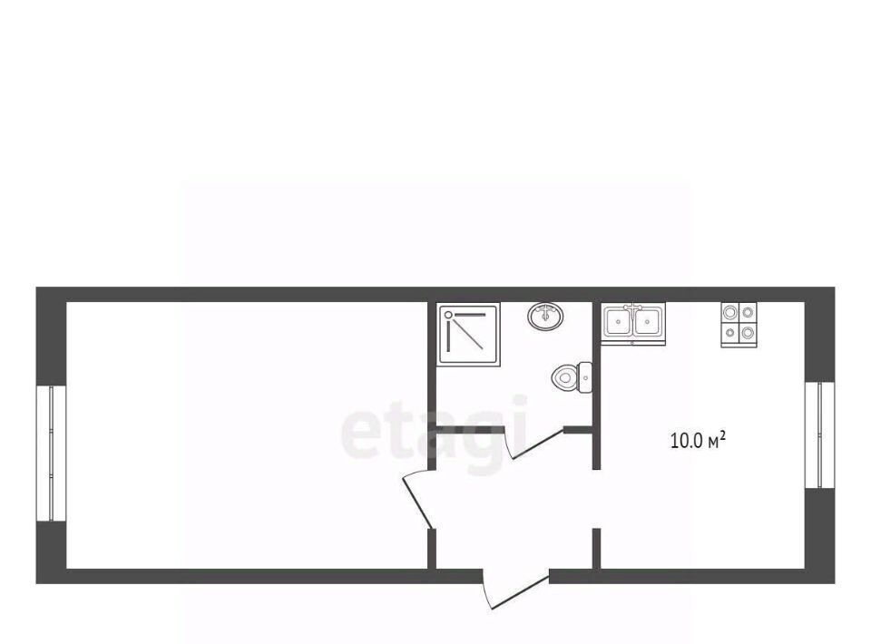 квартира г Тюмень д Воронина р-н Калининский ул Хлебная 37а фото 3
