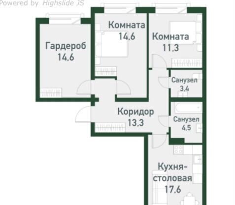 квартира г Челябинск Западный ул. Спортивная, д. 10 фото 1