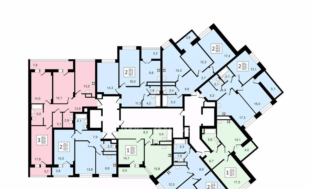 квартира г Воронеж р-н Ленинский ЖК «Европейский» фото 5