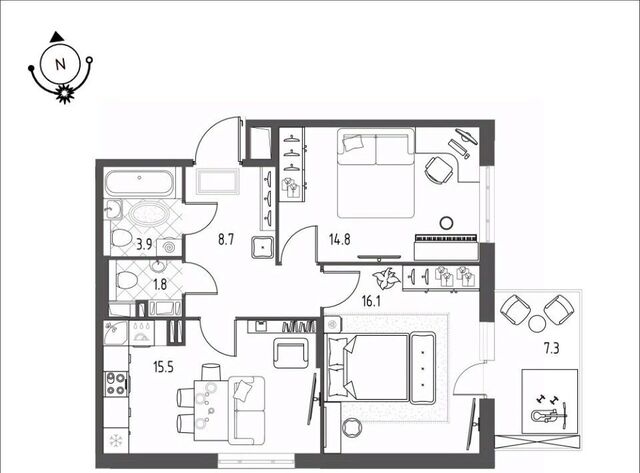 р-н Кировский микрорайон Зелёная Река 12 фото