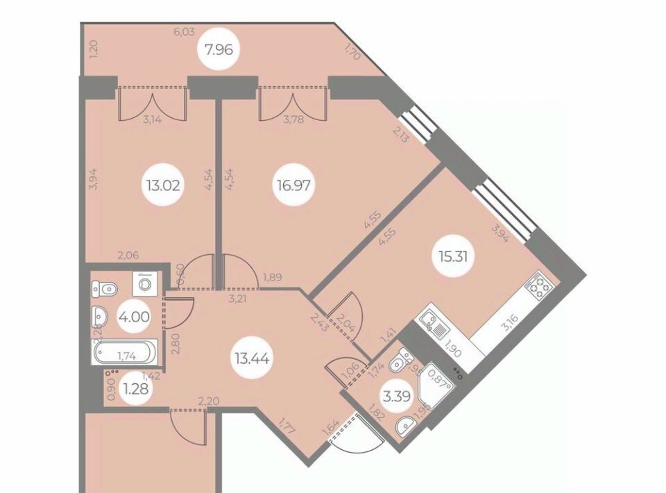 квартира г Санкт-Петербург метро Автово ул Маршала Захарова 8 фото 1