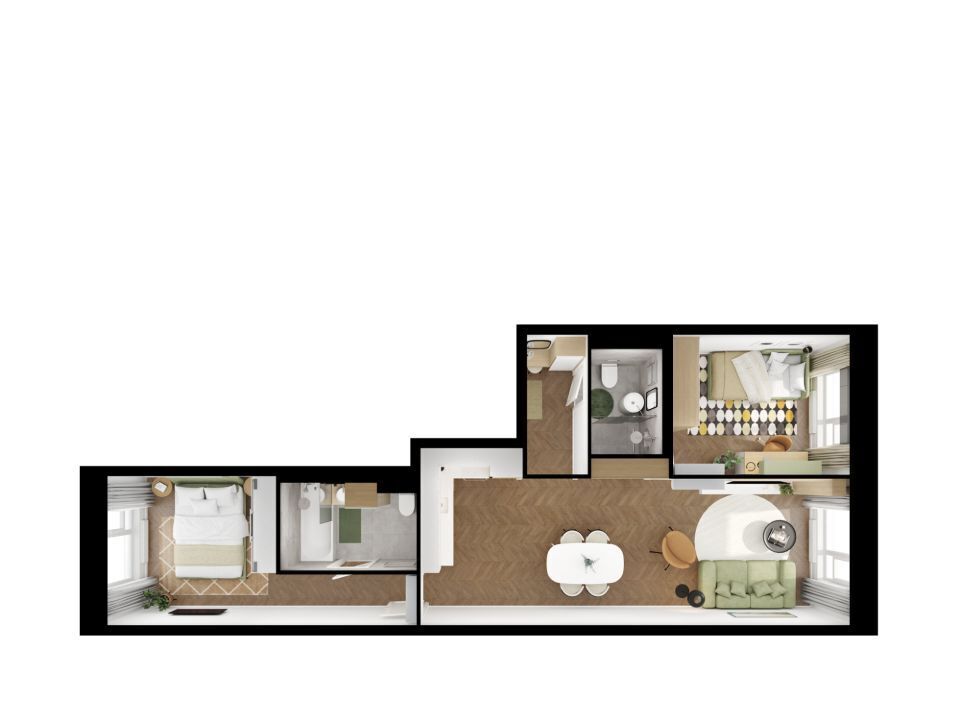 квартира г Улан-Удэ р-н Советский ул Советская 6/2 фото 2