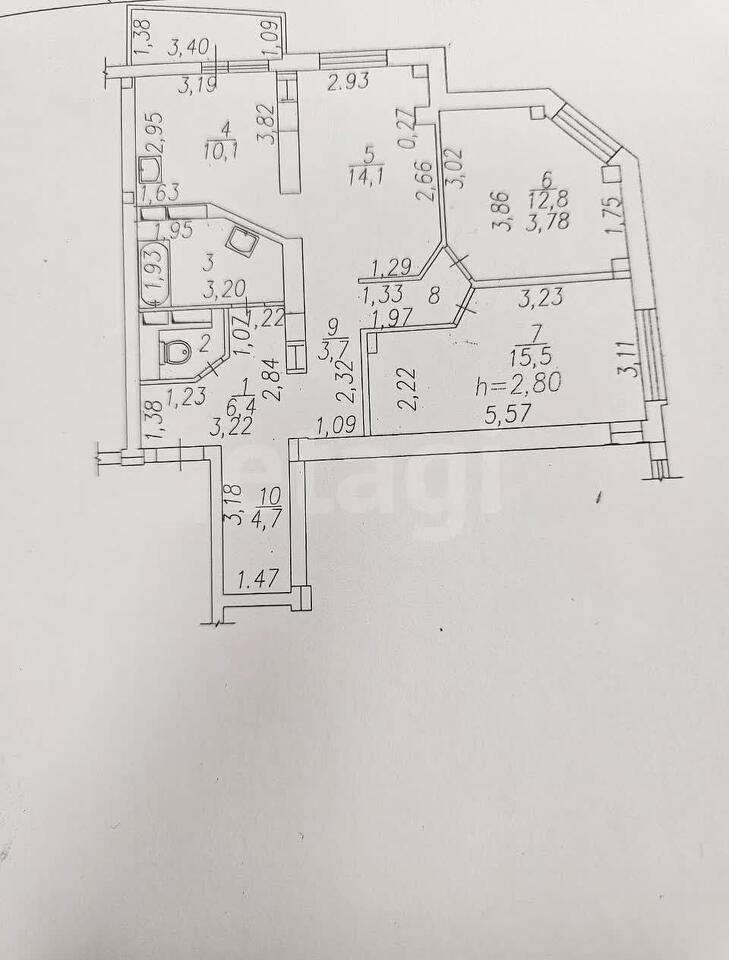 квартира г Новокузнецк р-н Центральный пр-кт Пионерский 58 ЖК «Новый город» Новый город фото 15