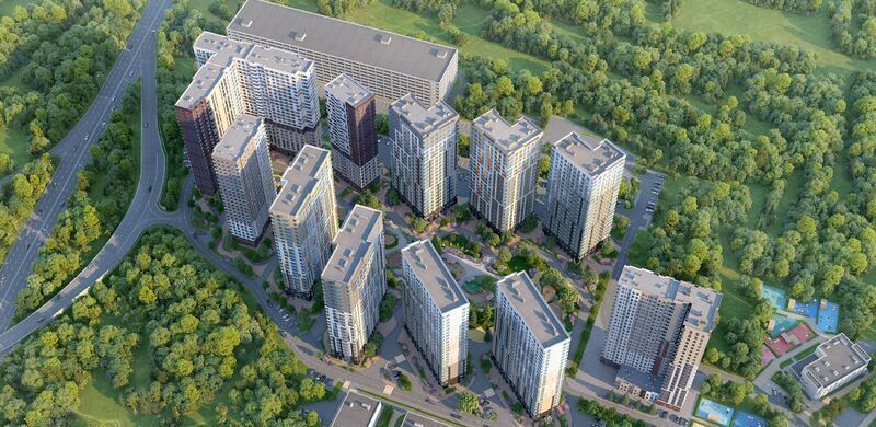 квартира г Одинцово ул Западная 6 ЖК «Одинград. Квартал «Семейный»» фото 2