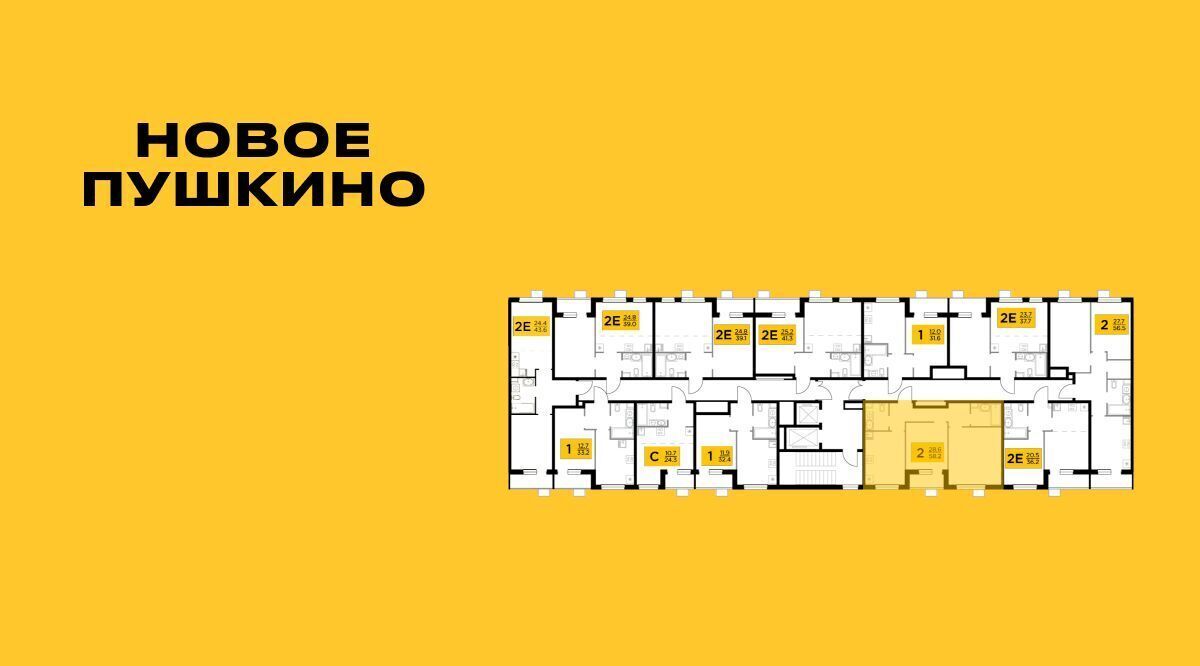 квартира г Пушкино ЖК Новое Пушкино Медведково фото 2