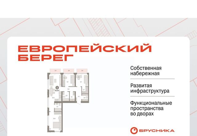 р-н Октябрьский Европейский Берег мкр фото