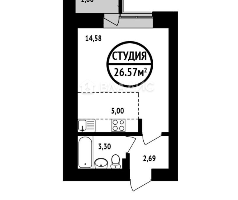 квартира г Уфа ул Природная 24 фото 1