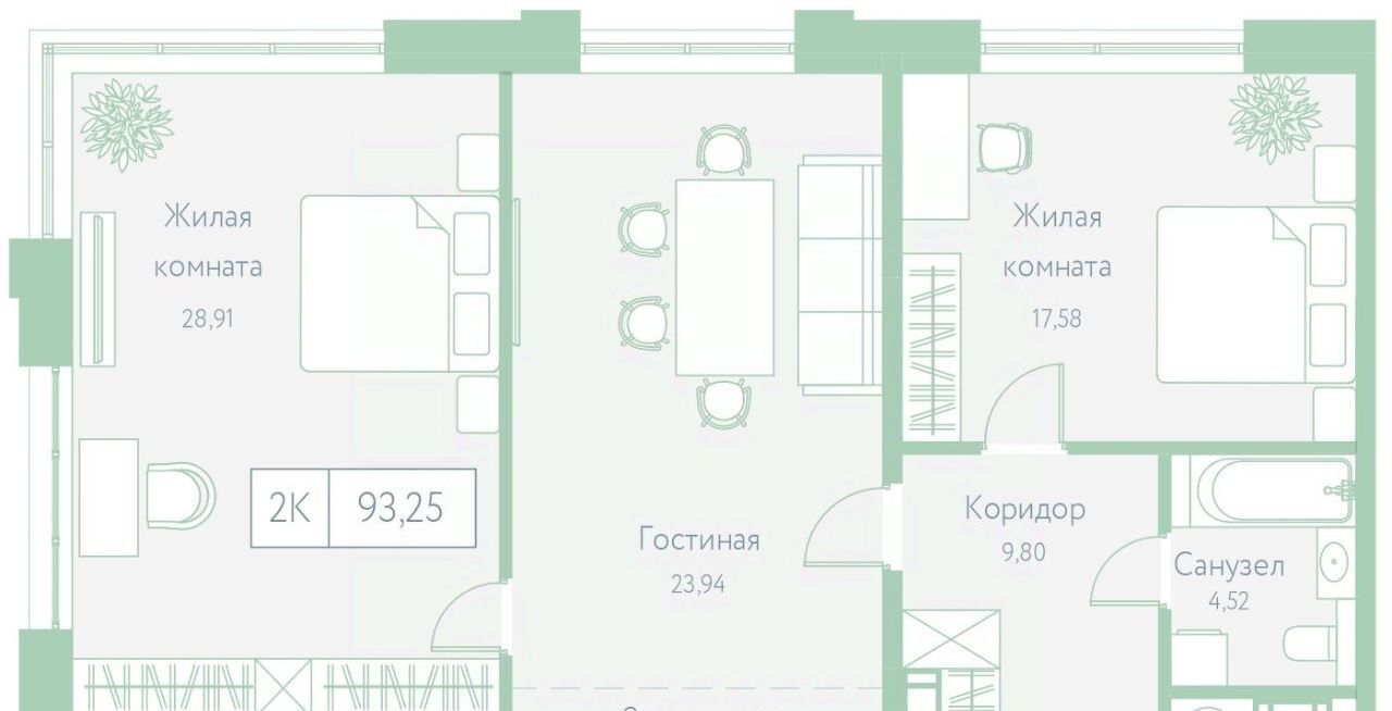 квартира г Хабаровск р-н Центральный пер Доступный 14 фото 2