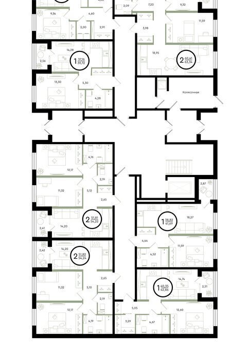 квартира г Тюмень ул Александра Звягина 5 фото 1