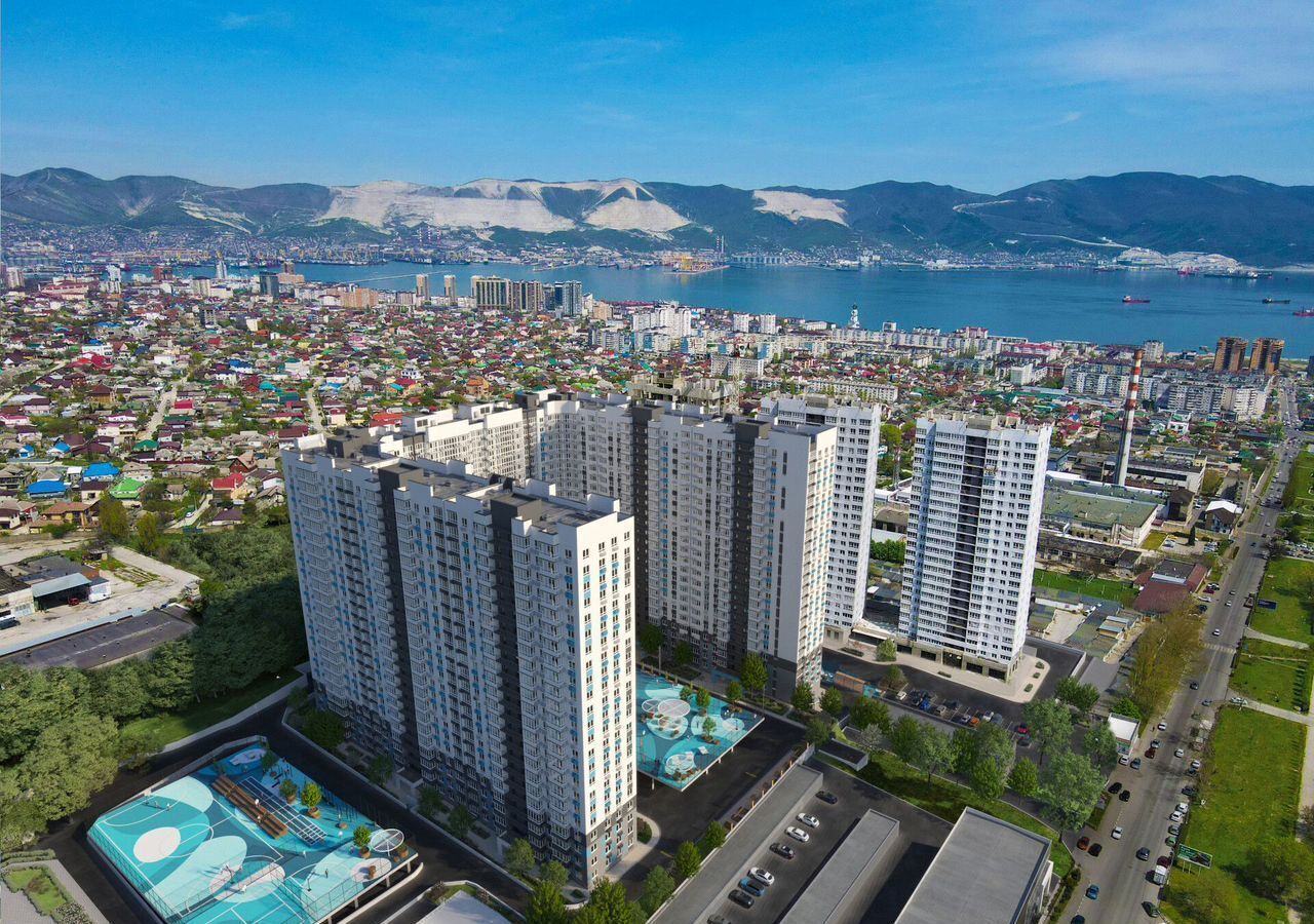 квартира г Новороссийск р-н Центральный ул Куникова 1 блок-секции 1-5 фото 3
