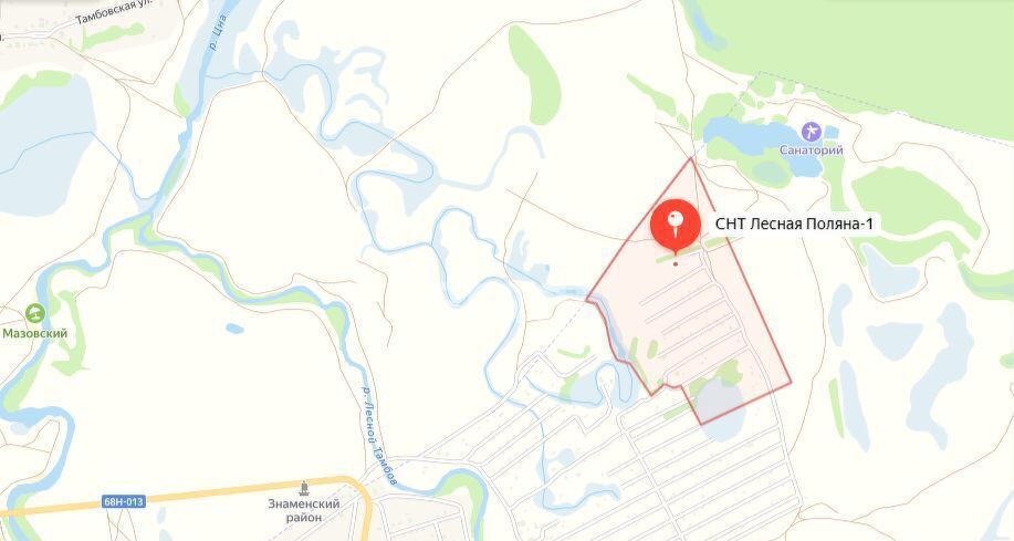 земля р-н Знаменский снт Лесная поляна Котовск фото 4